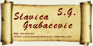 Slavica Grubačević vizit kartica